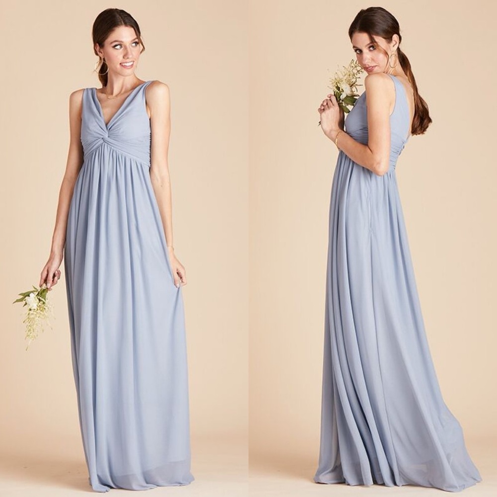 Birdy Grey Light Blue Maxi Dress